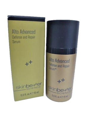#ad SKINBETTER SCIENCE ALTO ADVANCED DEFENSE AND REPAIR SERUM 0.5 OZ BOXED $54.00