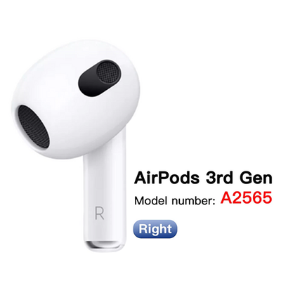 その他 AirPods Apple AirPods 3RD GENERATION Replacement - RIGHT SIDE ONLY A2565