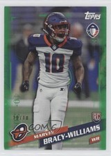 2019 Topps Alliance of American Football Green 10/10 Marvin Bracy-Williams 0g0