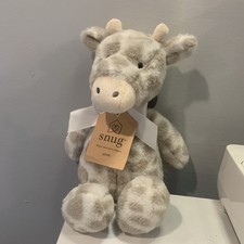 Snug Giraffe Plush Soft Baby Toy Stuffed Animal Lovey 12" Cream NEW