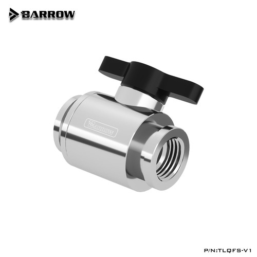 Barrow TLQFS-V1 MINI Double Female Thread Ball Valve Black Lever - 第 4/4 張圖片