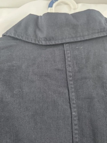 Goodfellow & Co Men’s Black Chore Coat Jacket L Button Front Spread Collar 46" image 7
