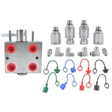 Hydraulic Flow Multiplier Manual Switch 3000 Psi Adjustable Fitting For Tractors