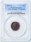 1922-D Lincoln Wheat Cent VF Detail Environmental Damage PCGS 32274418