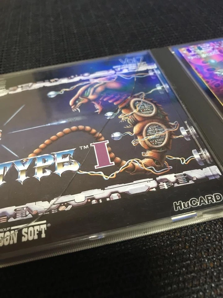 R-TYPE 1 + 2 SET PC Engine HuCARD NEC HUDSON SOFT Tested NTSC-J Shooting hu P 40 - Image 4 of 4