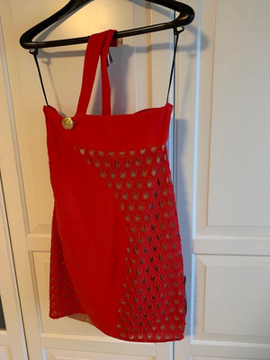 VERSACE FOR H&M: Designer-Kleid, Neu, Größe 36, rot