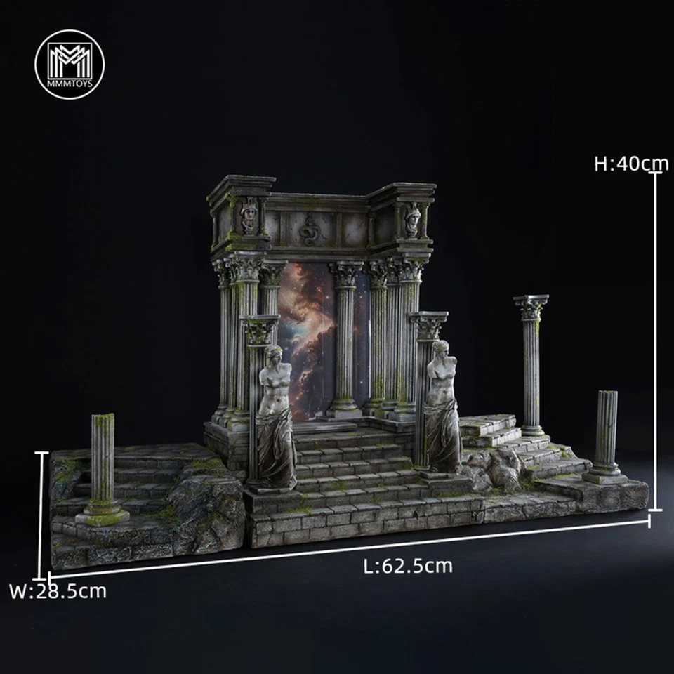 HIPLAY MMMTOYS Ruinas del Templo Romano 3 Diorama Escena Base Para Figura de Acción 1/12 Foto 2 de 4