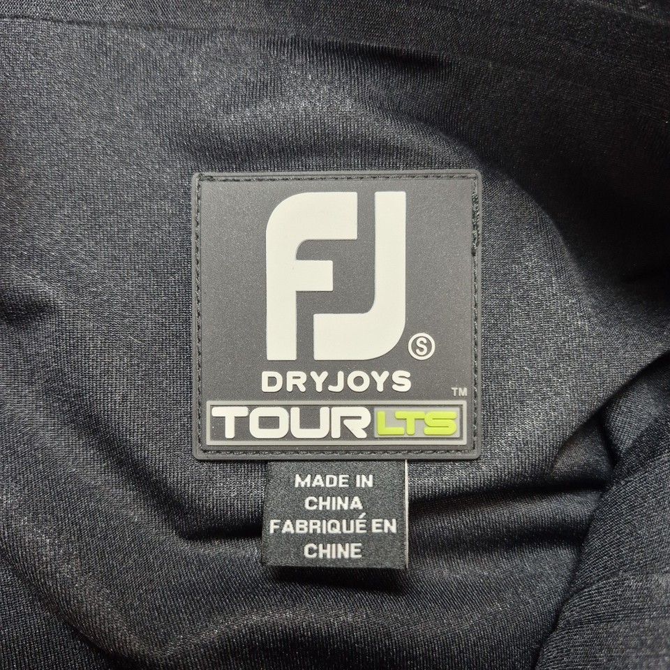Coupe-vent FootJoy Dryjoys Manches Courtes – Homme XXL – Rouge Et Noir Pour Le Golf
