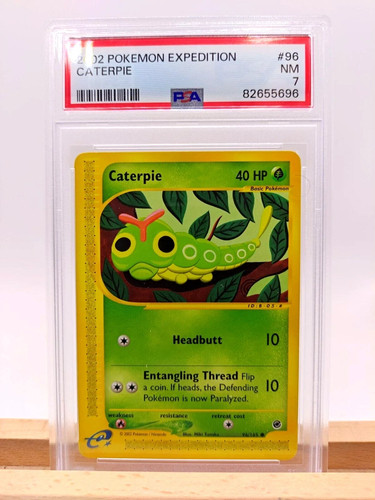 Caterpie graded PSA 7 for sale on eBay