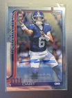 2025 Topps Chrome Football Jaxson Dart RC Auto On Card