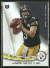 2013 Topps Platinum Landry Jones RC #131 Pittsburgh Steelers