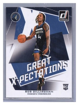 Rob Dillingham 2024-25 Donruss Great X-Pectations RC Minnesota Twolves - Bild 1 von 2
