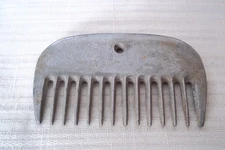 Vintage Horse Mane & Tail Metal/ Aluminum? COMB - MADE IN JAPAN