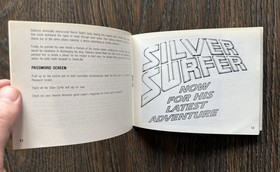 Silver Surfer MANUAL ONLY (Nintendo, NES 1990) Arcadia RARE 🔥