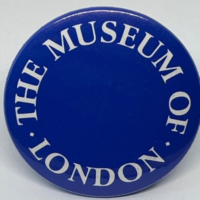 Museum of London Souvenir Besucher Anstecknadel Abzeichen Geschichte Erbe Nostalgie