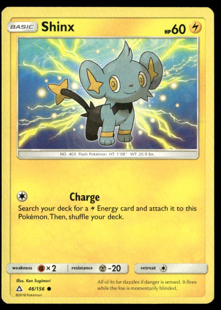 Shinx Ultra Prism 46/156 Common Pokemon Near Mint