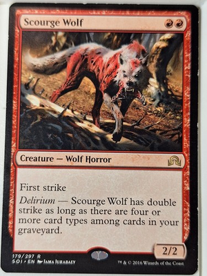 #ad #ad Scourge Wolf Shadows Over Innistrad Magic the Gathering MTG Nice $1.39