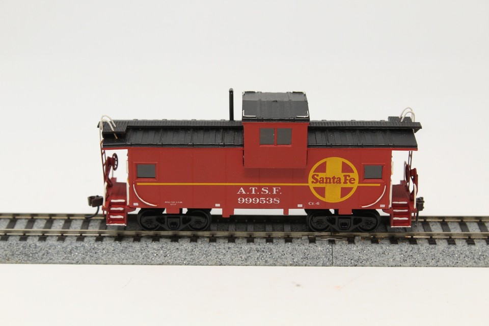 Athearn 5367 HO Custom Wide Vision Caboose Santa Fe ATSF 999538 Red ...