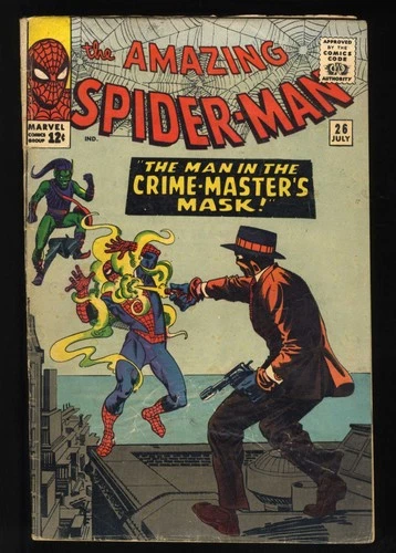 Amazing Spider-Man #26 GD/VG 3.0 Green Goblin 1st Crime Master! Marvel 1965