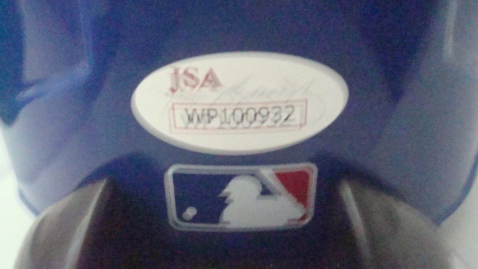 Kirk Gibson AUTOGRAPHED LOS ANGELES DODGERS MINI HELMET 88 WS CHAMP! SIGNED JSA - Image 4 of 4