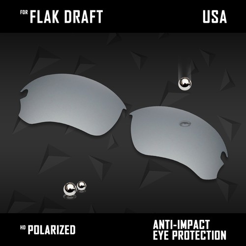 Anti Scratch Polarized Replacement Lenses for-Oakley Flak Draft OO9364-Options - Picture 5 of 22