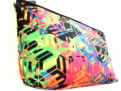 MCM Portuna Multi Graffiti XL 12x16x4 Pouch | eBay
