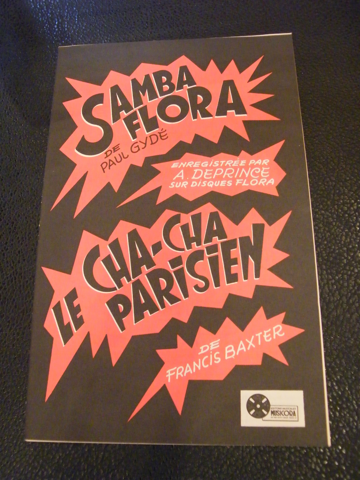 Samba Partition Flora Paul Gydé The Parisian Cha Cha A Deprince 1957 Baxter