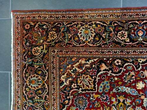 Handgeknüpfter Perser Keshan Orientteppich 220x133cm - Bild 12 von 24