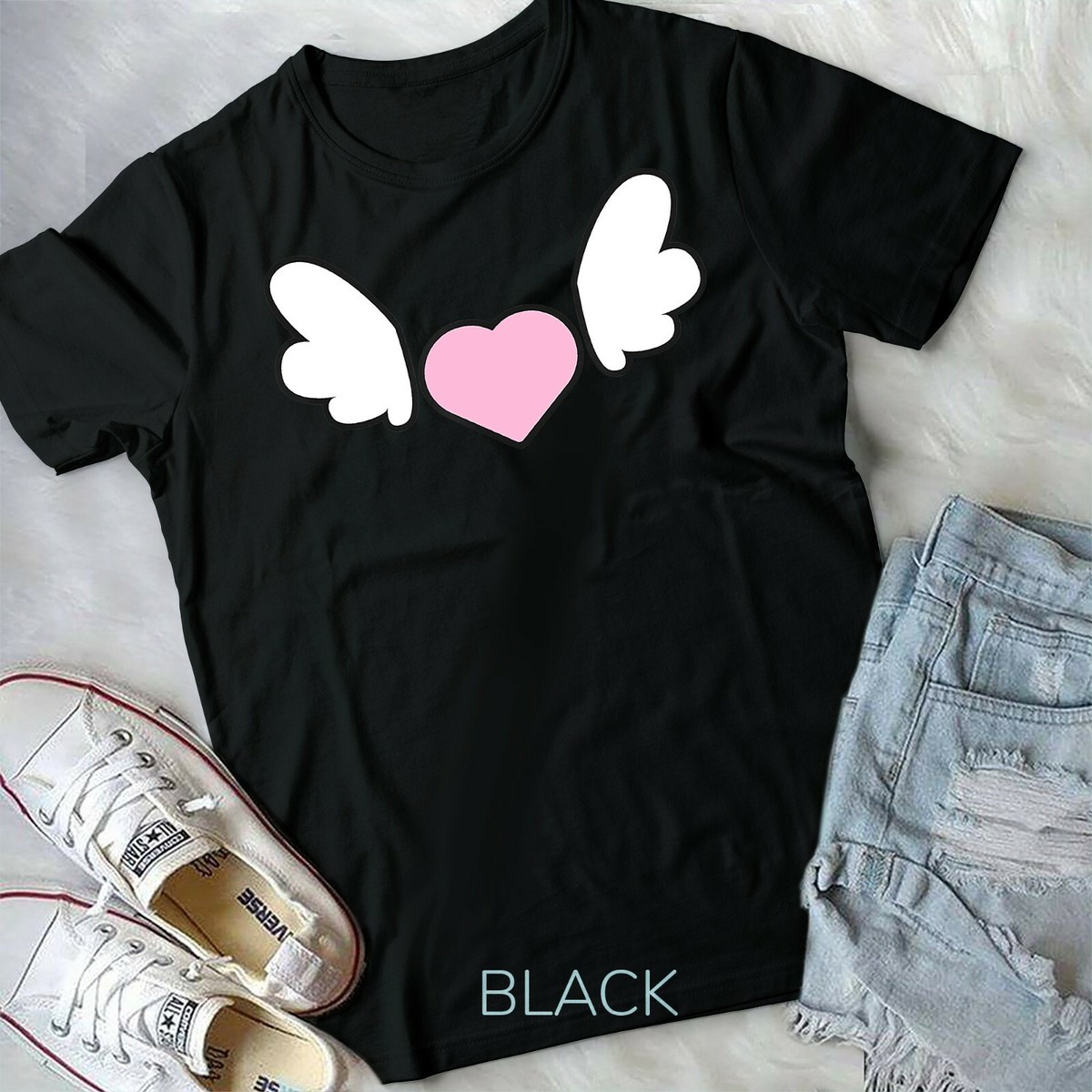 Pastel Goth Shirts For Women, Cute Heart Tee Shirts Pastel Goth Shirts For Women, Cute Heart Tee Shirts