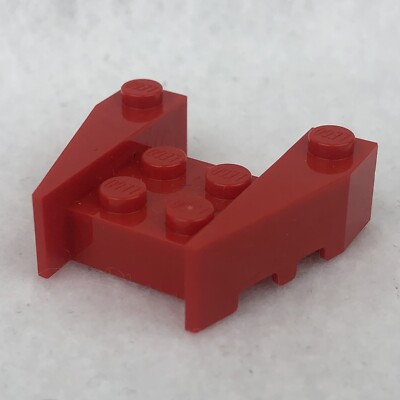 （2-2） LEGO 50373 Red Wedge 3 1/2 x 4 with Stud Notches | eBay