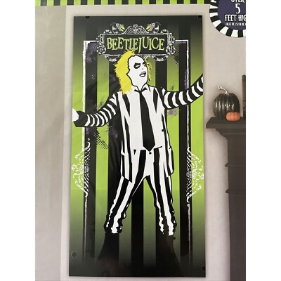 BEETLEJUICE Add on Scene Setter Halloween Wall Party Decorations Netherworld NEW