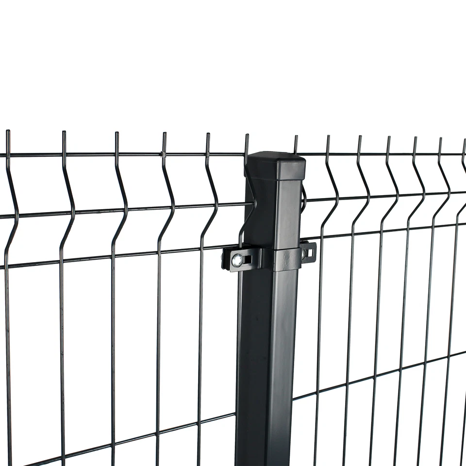 Stabgitterzaun Einzelstabmatte Gartenzaun Mattenzaun 3D Verschiedene Höhen - Bild 3 von 4