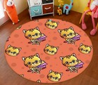 3D Cartoon Cat Tiger NA6291 Game Rug Mat Elegant Photo Carpet Mat Fay