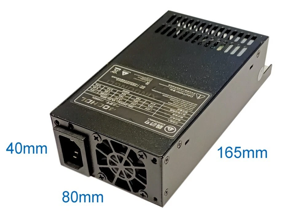 Black Modular 1U flex POS Power Supply Unit PSU 400watt 400HDL - Image 2 of 4
