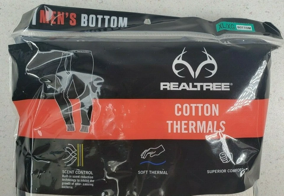 Realtree Men's Heavyweight Cotton Thermal bottom SIZE XL - Image 2 of 4