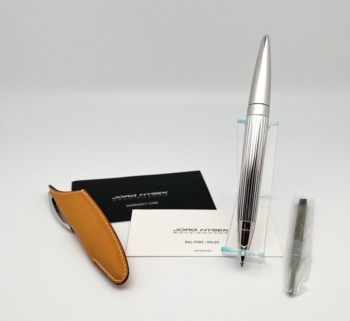 Jorg Hysek Silver Palladium Rollerball/Ballpoint Pen W