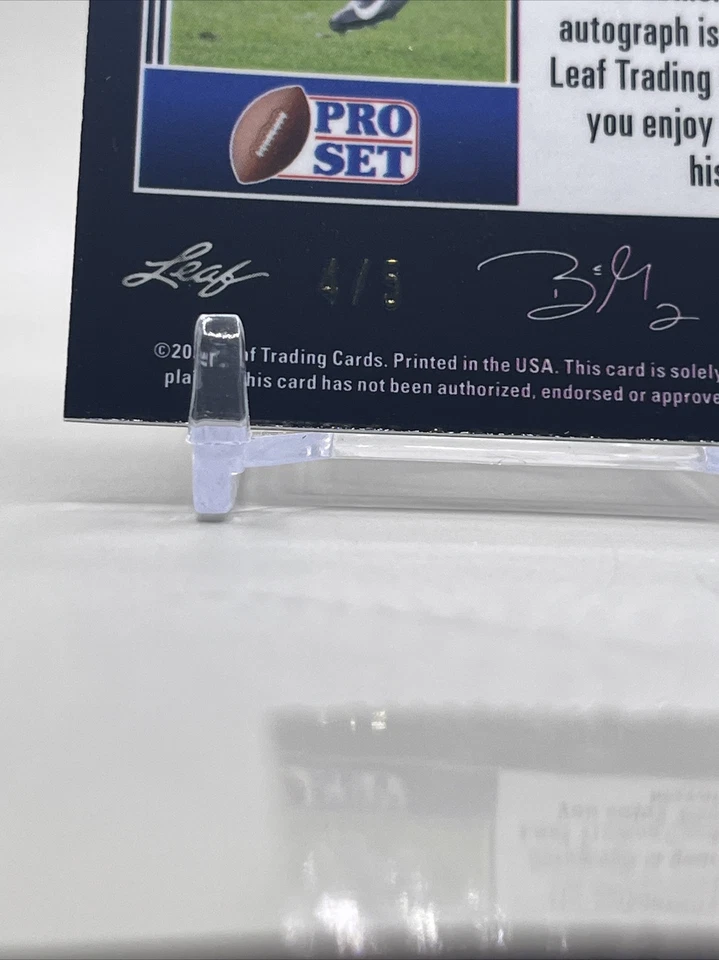 DAVID BELL 2022 PRO SET AUTOGRAPH XRC MOJO Tiger PARALLEL # PA-DB1 /5 🔥 - Image 3 of 3