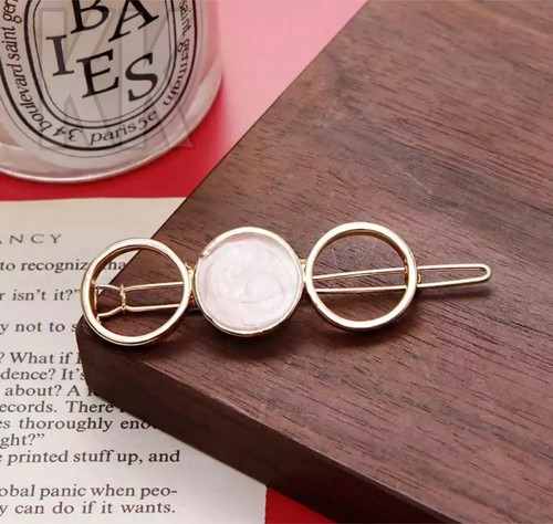 Fermaglio per capelli triangolo geometrico moda - cerchio luna gioielli matrimonio - 4 forme - Foto 60 di 83