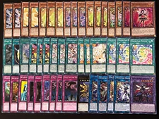 YUGIOH TRICKSTAR DECK- LYCORIS- LILYBELL- NARKISSUS- MANDRAKE- FAIRY- LAUREL NM
