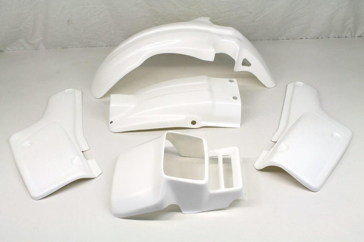 Plastic Body Kit Honda XL600 R XL 600 R White Fenders Side Panels