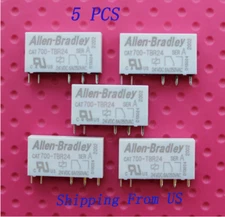 5pcs CAT 700-TBR24 6A 250VAC 24VDC 5Pins For Allen-Bradley CAT700-TBR24 Relay