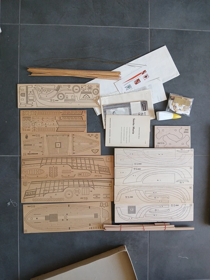 Graupner 2093 Baukasten Santa Maria Rarität Neu/OVP - Bild 3 von 4