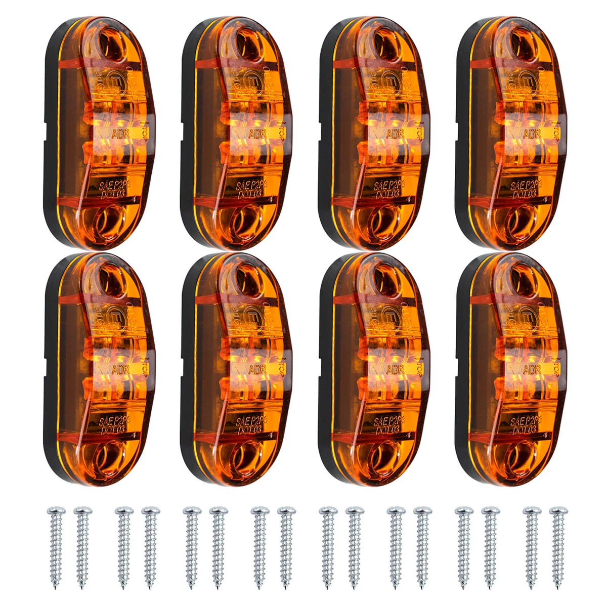 8x12V Begrenzungsleuchten Umrissleuchte Positionsleuchte Anhänger 