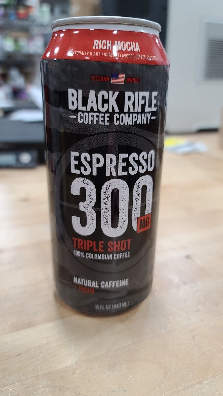 Black Rifle Coffee RICH MOCHA Triple Shot 300mg 15oz/12pk FULL CASES | NEW!