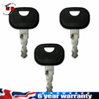 3X 14603 Ignition Key Plant Applications for JCB BOBCAT BOMAG MANITOU Tractor UK