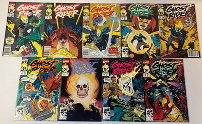 1990 Marvel GHOST RIDER #4 8 9 11 12 17 18 20 22 ~ have minor wear