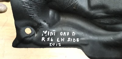 BMW MINI 2013 Bulkhead Engine Compartment Front Left hand side R56 