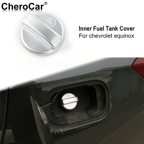 Silver Door Fuel Filler Tank Gas Cover Accessories for Chevrolet