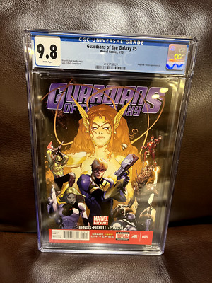 Guardians of the Galaxy #5A CGC 9.8 2013 Angela Thanos App Pichelli Cover LOOK!!