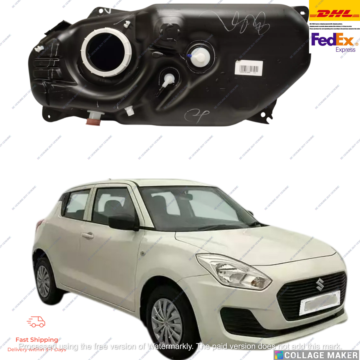 89100M68810 Fuel Tank For Suzuki Swift 2018-2024 Model Oem Genuine